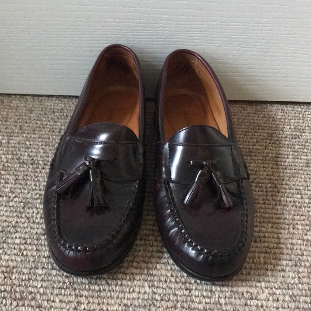 Johnston & Murphy Men's Hayes Tassel Loafer, Dark Brown, Size 9M